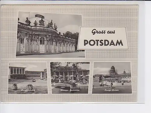 AK Gruss aus Potsdam 4.Ansichten 1966