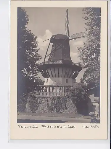 AK Sanssouci : Historische Mühle 1940