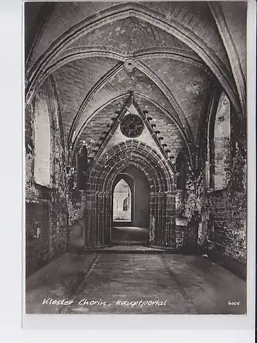 AK Kloster Chorin Hauptportal 1971