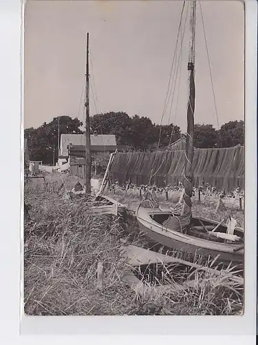 AK Born (Darß) Fischerhafen 1965