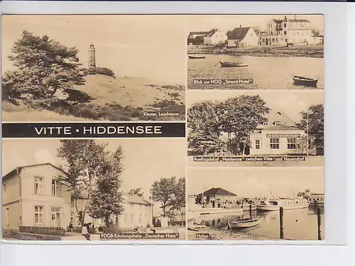 AK Vitte - Hiddensee 5.Ansichten 1971