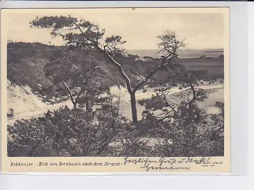 AK Hiddensee Blick v. Dornbusch n.d. Strand 1954