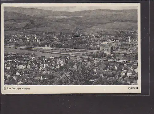 AK Hameln Blick vom Klüt auf die Stadt 1940