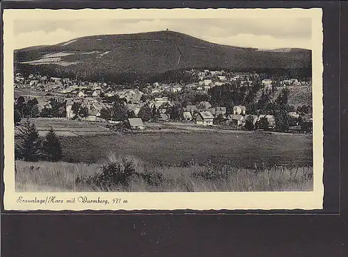 AK Braunlage / Harz mit Wurmberg 1952