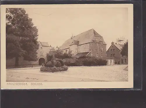 AK Harzgerode Schloss 1930