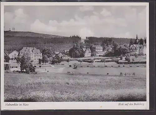 AK Hahnenklee Blick auf den Bocksberg 1952