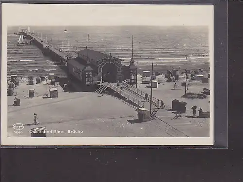 AK Ostseebad Binz - Brücke 1940