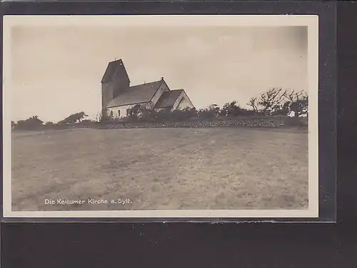 AK Die Keitumer Kirche a. Sylt 1940