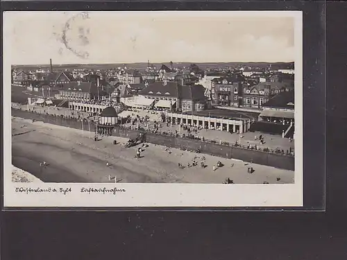 AK Westerland a. Sylt Luftaufnahme 1937