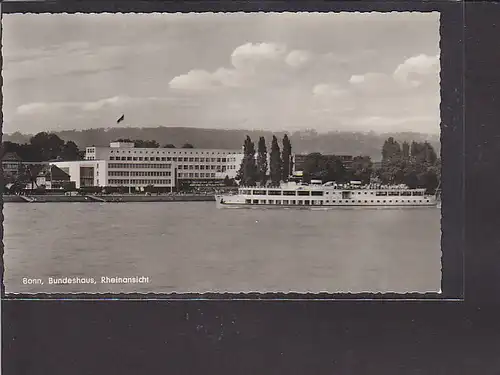 AK Bonn Bundeshaus Rheinansicht 1958