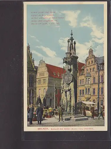 AK Bremen Roland der Riese 1925