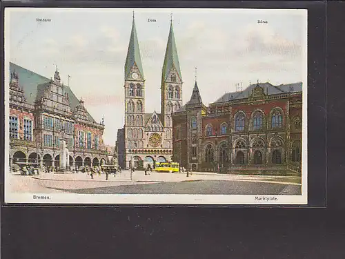 AK Bremen Marktplatz 1930