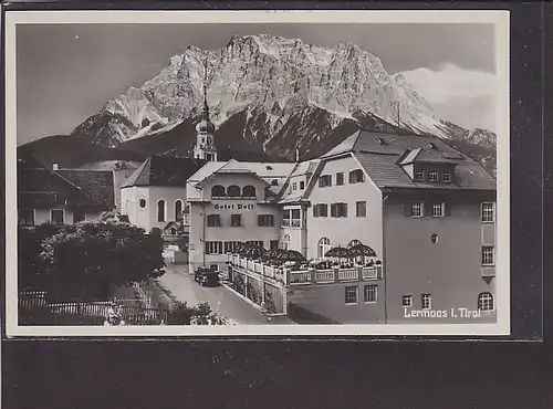 AK Lermoos i. Tirol Hotel Post 1940