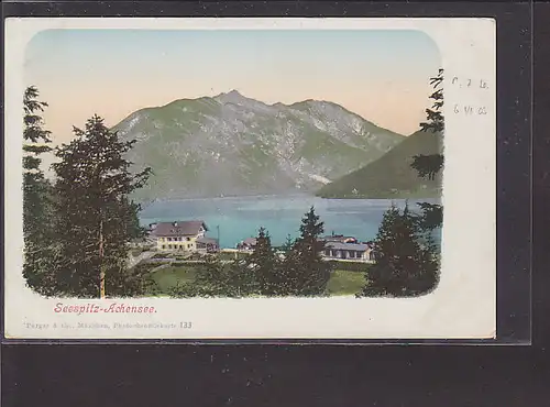 AK Seespitz Achensee 1910