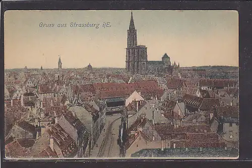 AK Gruss aus Strassburg i./E. 1920