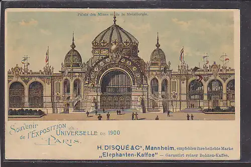 AK Litho Souvenir de l´Exposition Universelle de 1900 Paris