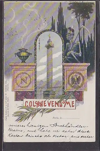 AK Colonne Vendome Paris 1899