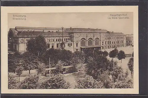 AK Strassburg Hauptbahnhof 1930