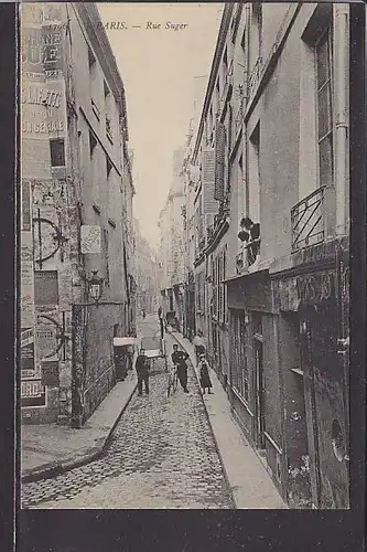 AK Paris Rue Suger 1940