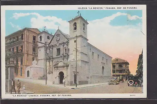 AK La Merced Church, Panama Rep. of Panama 1925