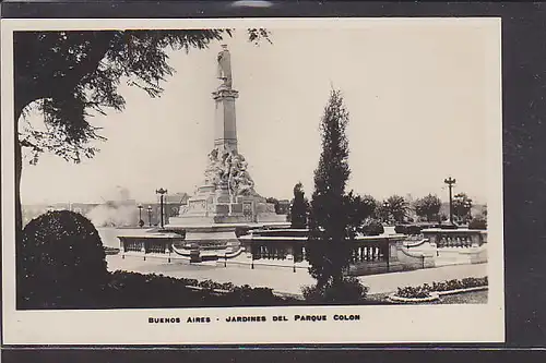 AK Buenos Aires - Jardines Del Parque Colon 1930