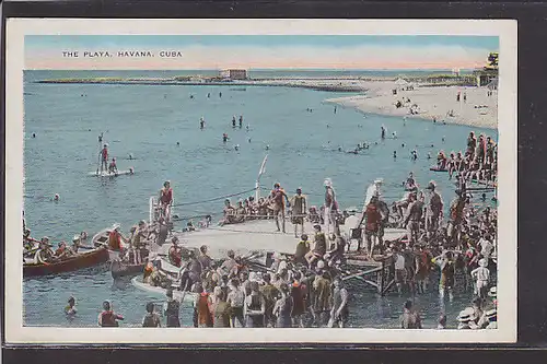 AK The Playa, Havana, Cuba 1925