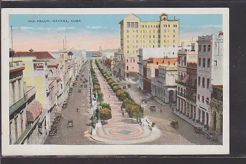 AK The Prado, Havana, Cuba 1925