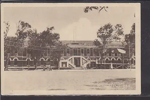 AK Marine Barracks St. Thomas, V.I. USA 1930