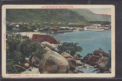AK Arredores De Santos - Guaruja Canto da praia 1923