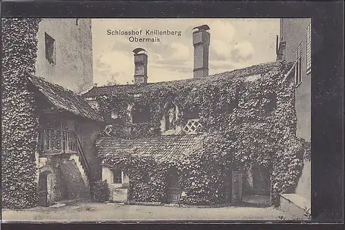 AK Schlosshof Knillenberg Obermais 1910