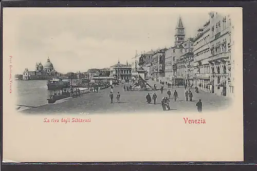 AK Venezia La riva degli Schiavoni 1920