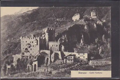 AK Merano - Castel Fontana 1930