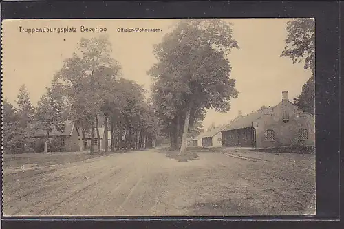 AK Truppenübungsplatz Beverloo Offizier-Wohnungen 1917