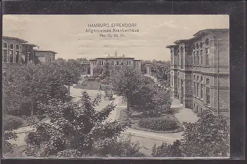 AK Hamburg Eppendorf Allgemeines Krankenhaus 1913