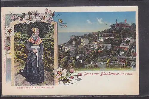 AK Litho Gruss aus Blankenese bei Hamburg 2.Ansichten 1912