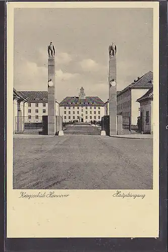 AK Kriegsschule Hannover Haupteingang 1930