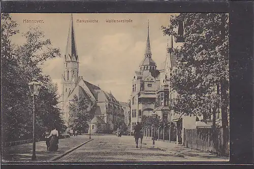 AK Hannover Markuskirche Walderseestraße 1920