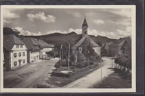 AK Luftkurort Bodenmais Adolf Hitler Platz mit Silberberg 1940