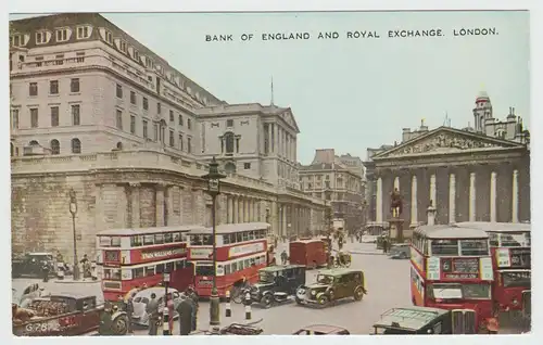 [Lithographie] The Bank of England and the Royal Exchange London England United Kingdom Postcard
14 x 9 cm
3.5 x 5.5 inches. 
