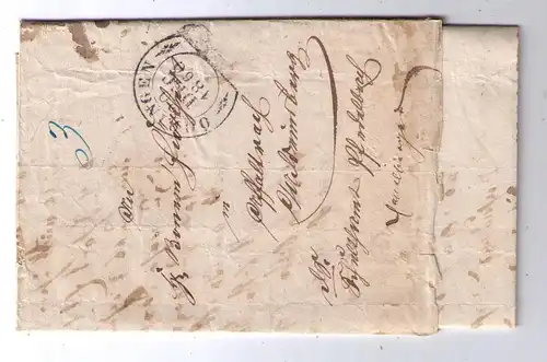 Altdeutschland Württemberg / Steigbügelstempel ÖHRINGEN 1860 / rs K2 WILLSBACH und WEINSBERG / vom Schultheiß in Pfedelbach