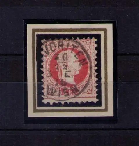 Briefmarke Österreich Ausgabe 1867  - Mi. Nr 37 / 5 Kreuzer / Stempel: FAVORITEN