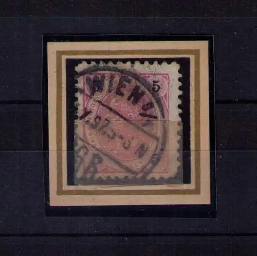 Briefmarke Österreich Ausgabe 1890  - Mi. Nr 53 / 5 Kreuzer / Stempel: WIEN 9/1