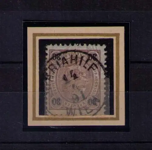 Briefmarke Österreich Ausgabe 1890  - Mi. Nr 59 / 30 Kreuzer / Stempel: MARIAHILF