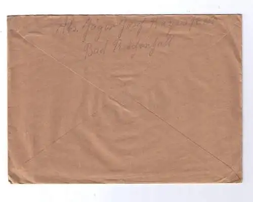 Feldpost 1941 - aus Bad Reichenhall nach Kranzberg bei Freising - grüner Truppenstempel