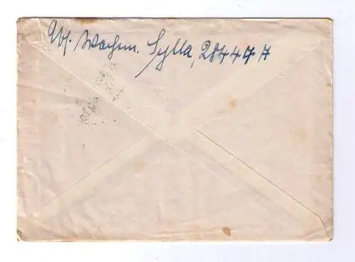 Feldpost 1941 - Brief von der FPN 28444 an den Bürgermeister von Rudau (OD)