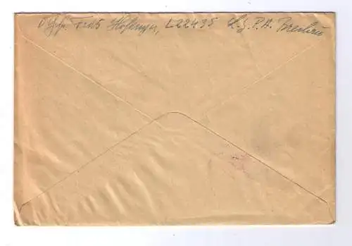 Feldpost 1943 - Brief von der FPN 22435 LGPA Breslau - adressiert nach Wels (Ö)