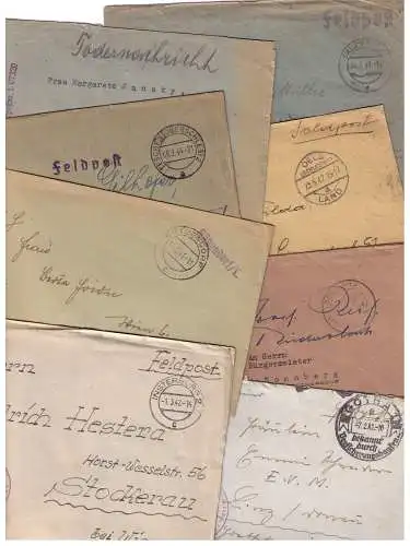 Briefe Sammlung - Feldpost 2. WK / über 150 Belege