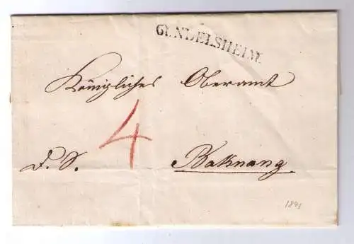 15 Vorphila-Belege Württemberg / Rayon – Fahrpost – Nebenstempel - Steigbügelstempel
