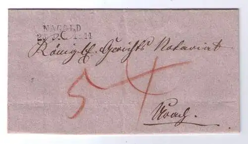 15 Vorphila-Belege Württemberg / Rayon – Fahrpost – Nebenstempel - Steigbügelstempel