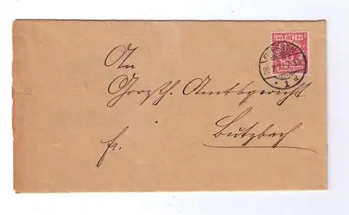 Dt. Reich - Sammlung ab 1881 - 30 Belege - Werbestempel - Ausland - R-Brief etc.